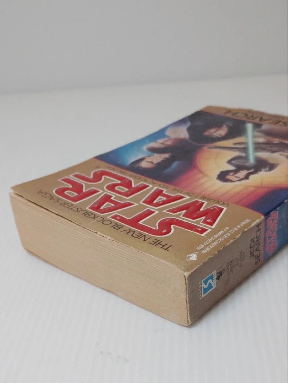 8 For $8 Star Wars Jedi Search Paperback – Red Logo, Gold/Cream Cover Art